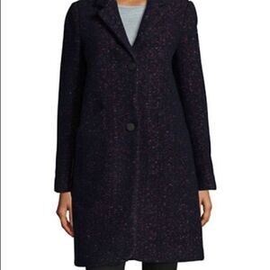 Marc New York Woven Reefer Coat
